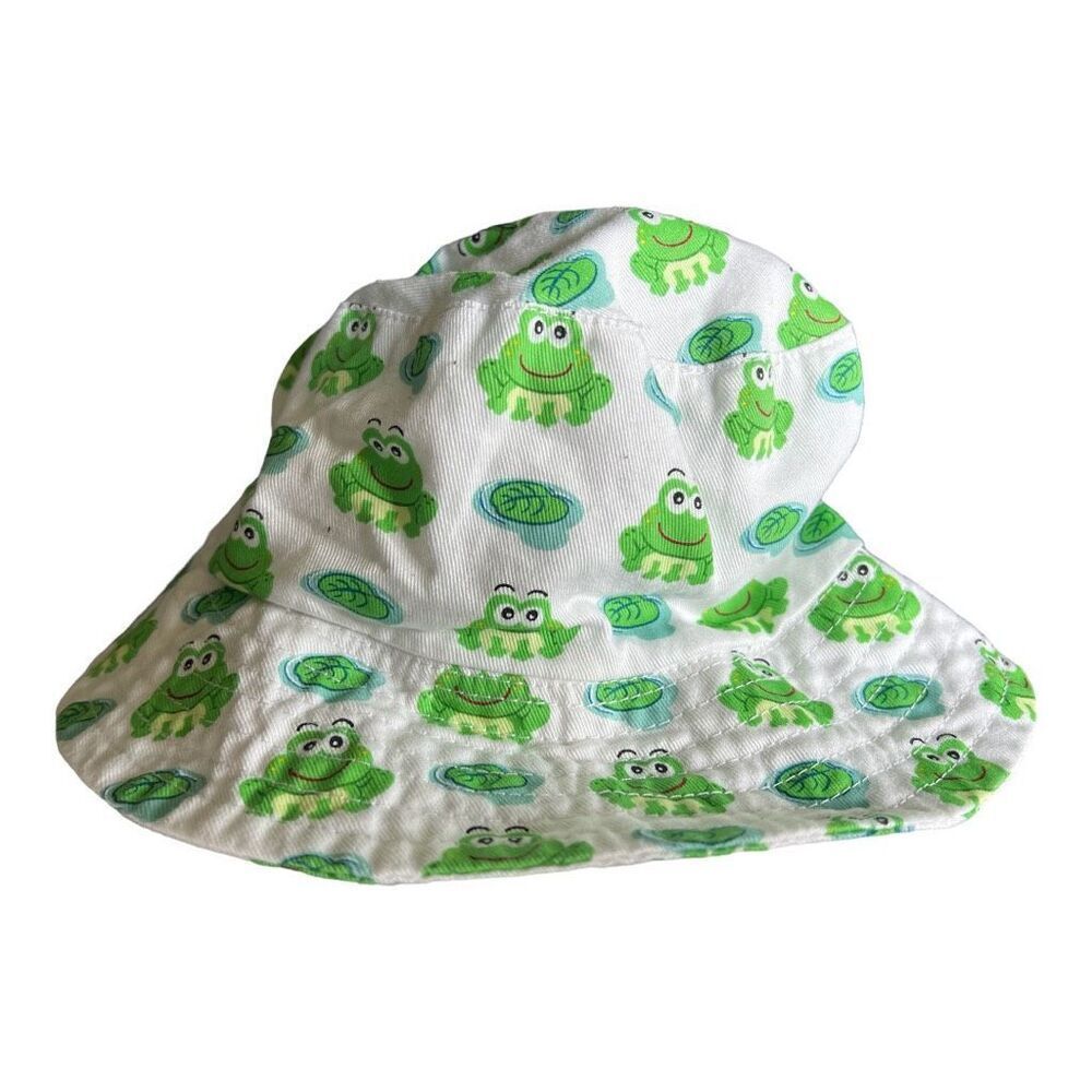 Baby Toddler Unisex Toyi Frogs Bucket Cotton Beach Hat